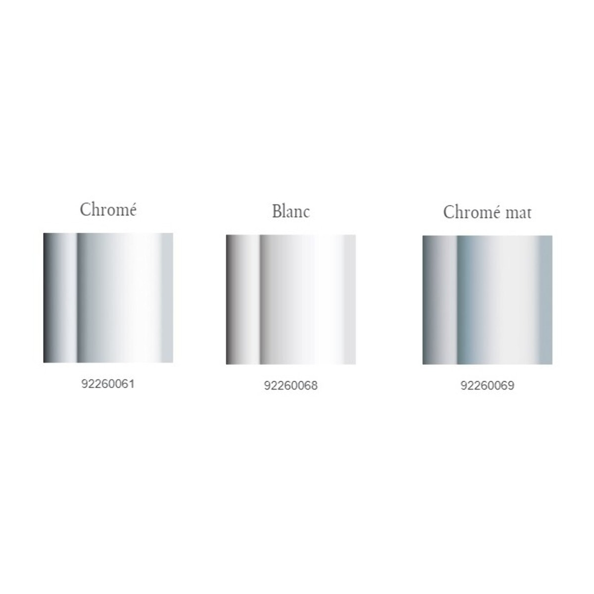 Bonde Tempoplex plus 90mm avec cache chromé