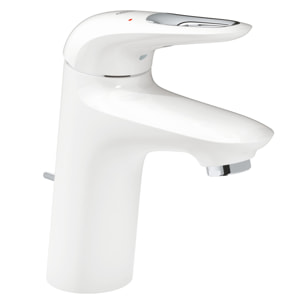 Mitigeur monocommande lavabo Eurostyle, Taille S, Blanc/chromé