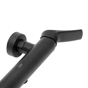 Infinitio mitigeur de douche monocommande mural, entraxe 150 mm, sans ensemble de douche, noir mat (SATBSINF268C)