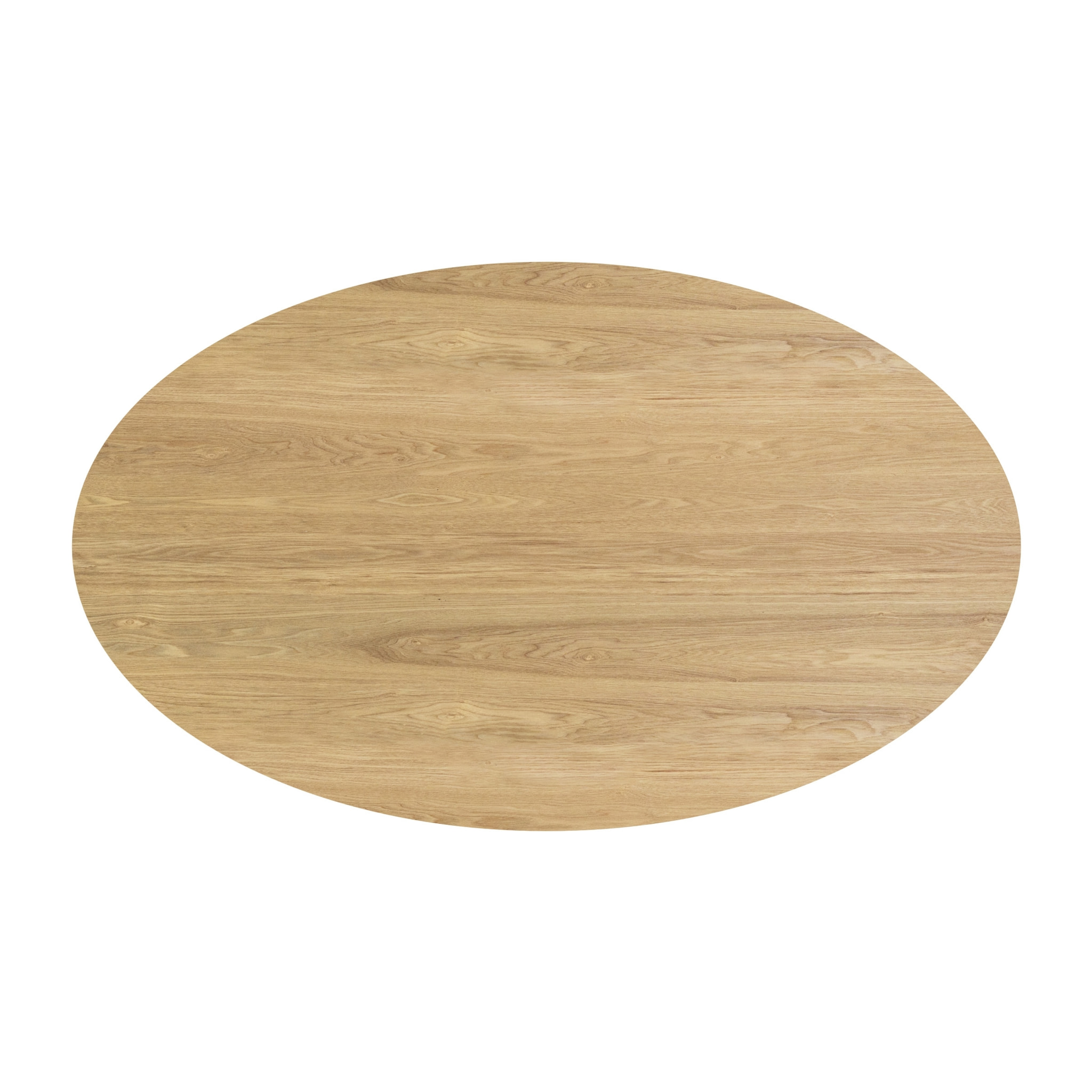 Table ovale 6 personnes en bois clair 150 cm - Eddy