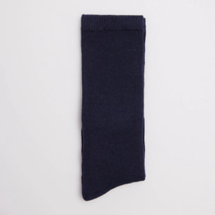 Calzini lunghi basico blu navy per neonato