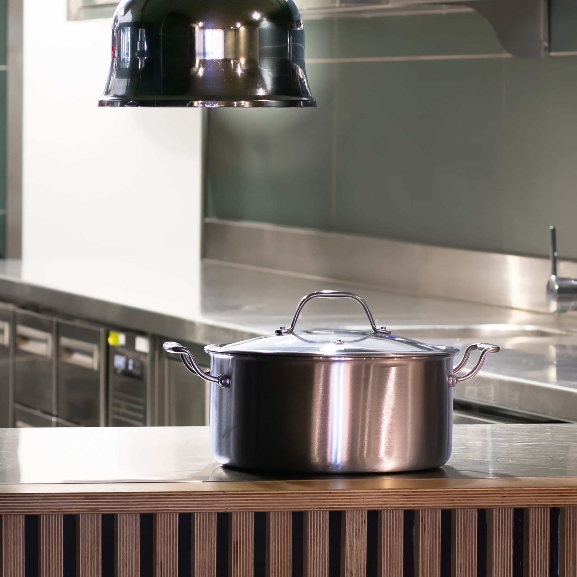 Faitout acier inoxydable 24cm - fait en France - tous feux TRIPLY