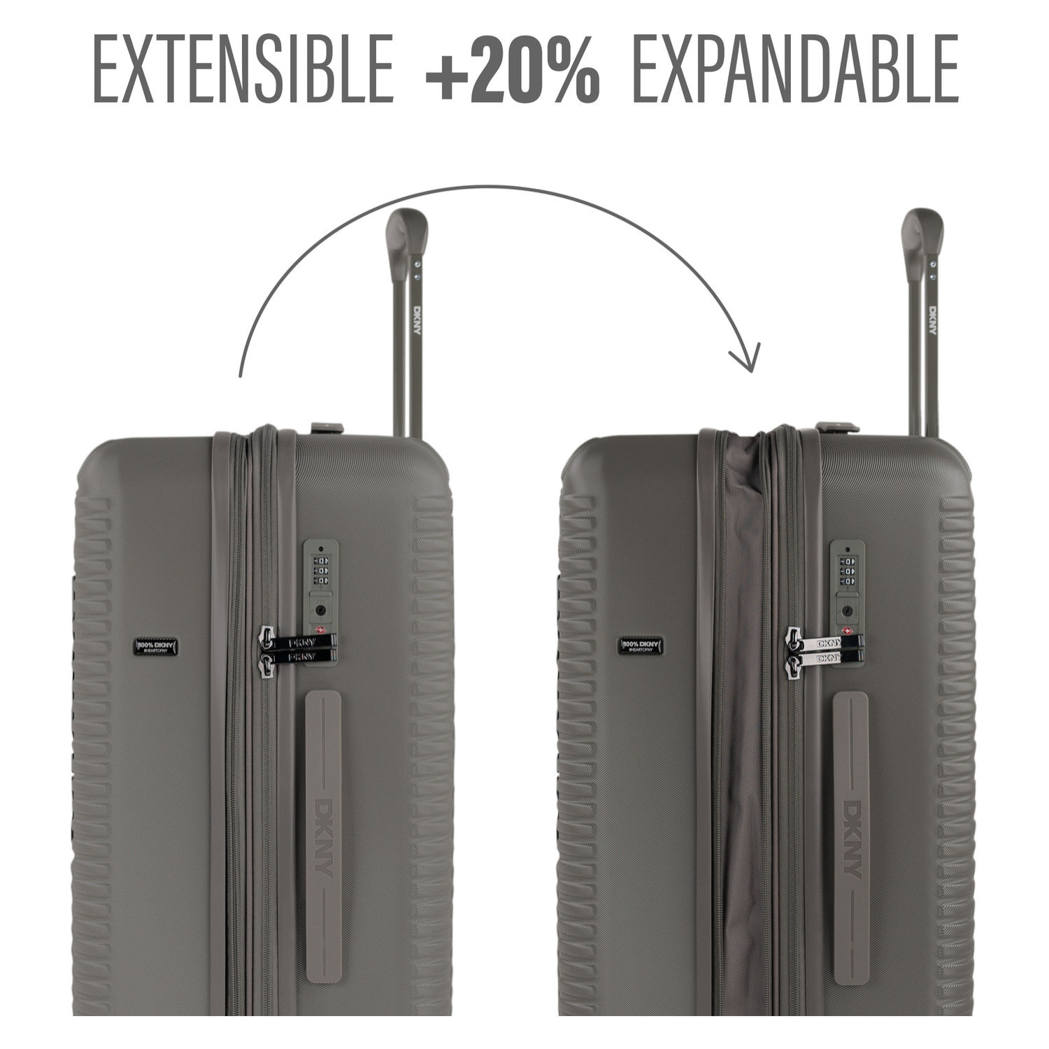 Juego De Maletas Pc Dkny Dkny-3105 Metro Kaki