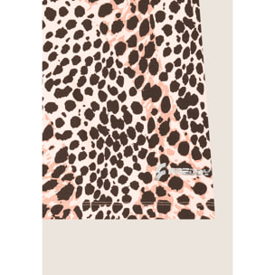 T-shirt regular fit in jersey animalier