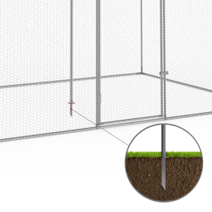 Volière grillagée 6m² - 3x2m