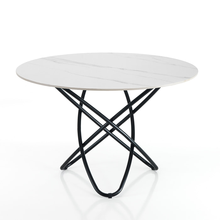 Tomasucci tavolo HULA HOOP WHITE MARBLE