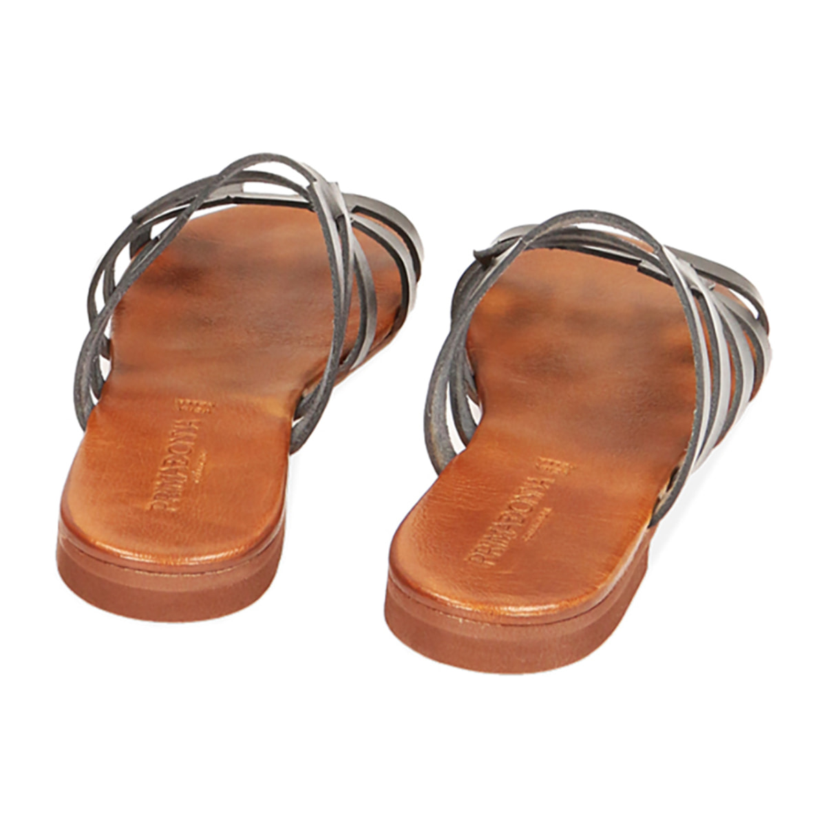 Zapatillas de piel de vacuno negras