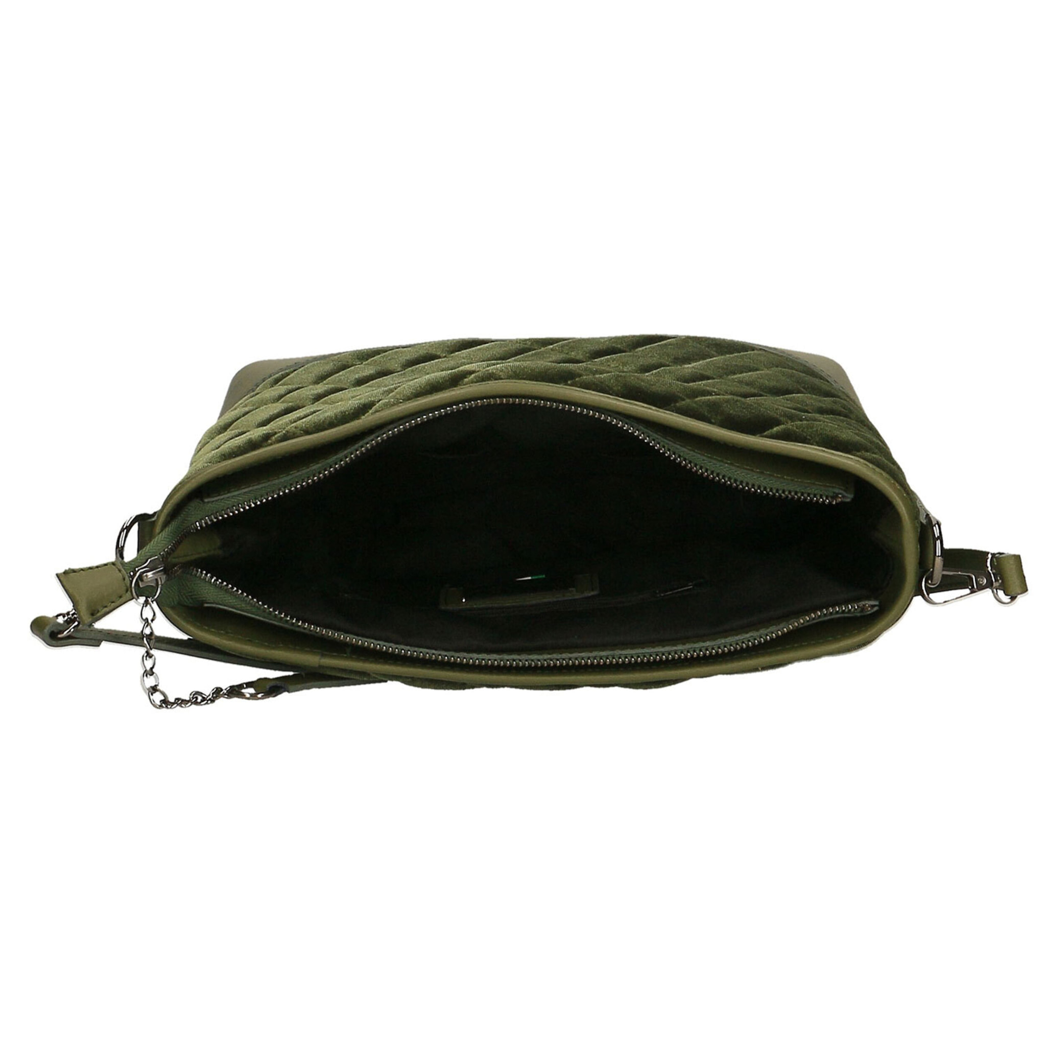 Borsa a spalla da donna In Velluto Made in Italy 31x25x11 cm