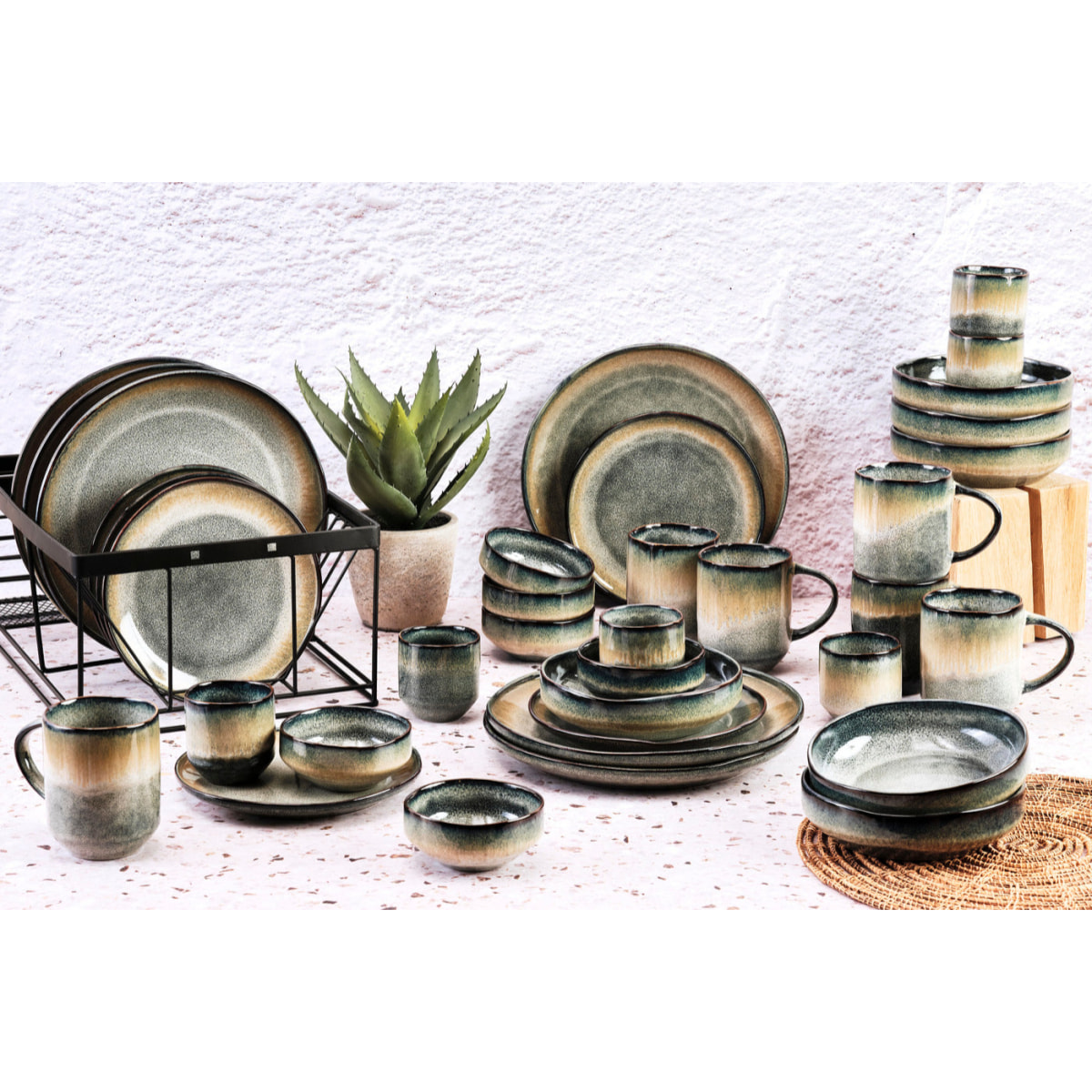 Service Complet GENESIS - 36 pièces - Terre