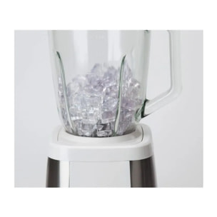 Batidora de vaso JATA BT797 de 1300 W. 4 cuchillas. 2 velocidades + pulse. Pica hielo