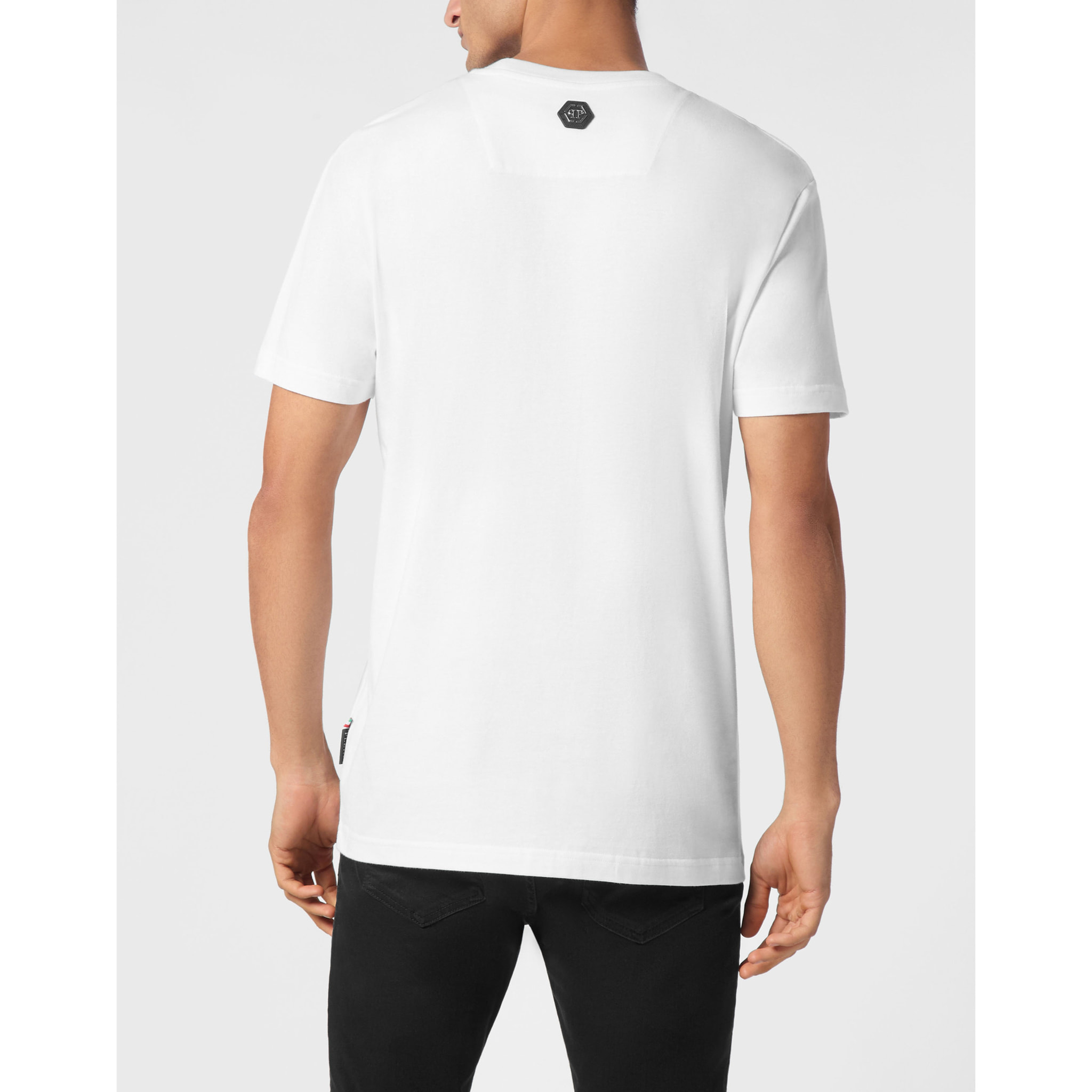 PHILIPP PLEIN Camiseta de cuello redondo y manga corta
