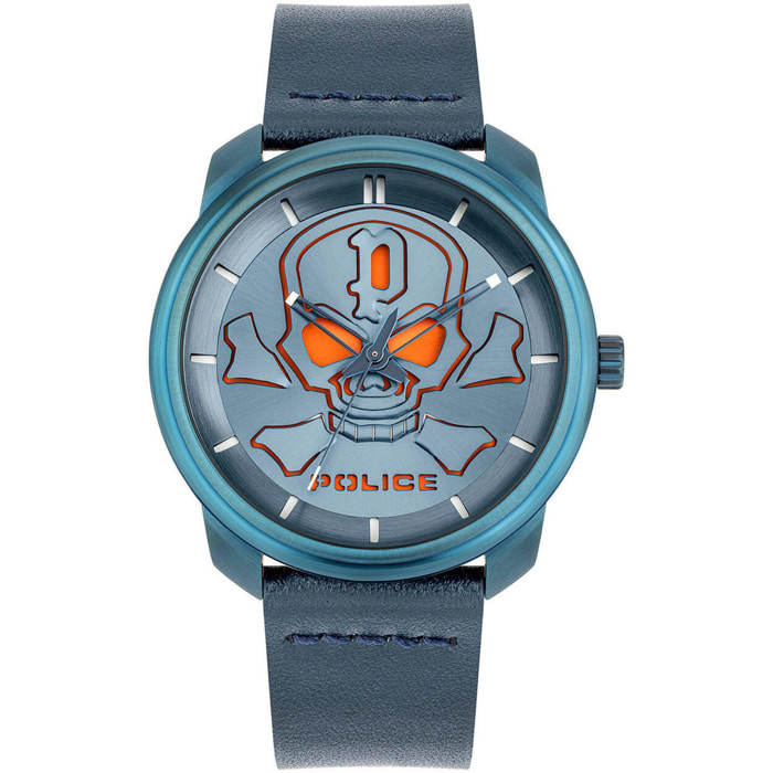 Reloj Police PL15714JSBL-03 Hombre Analogico Cuarzo con Correa de Cuero