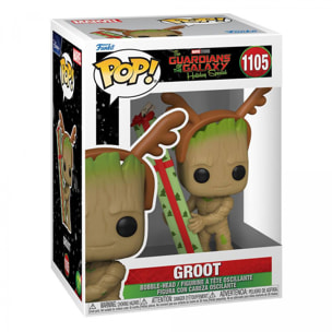 Guardiani Della Galassia Holiday Special Pop! Heroes Vinile Figura Groot 9 Cm Funko