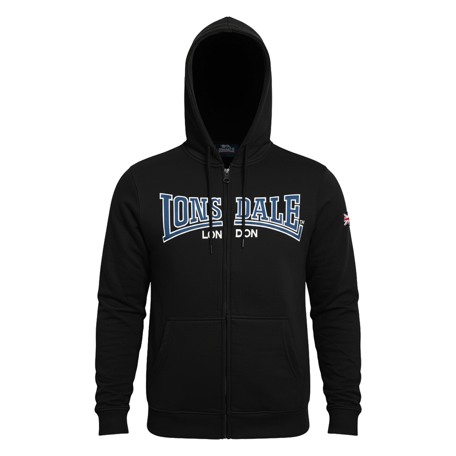 Tuta Uomo LONSDALE Cotone Felpato Zip Cappuccio