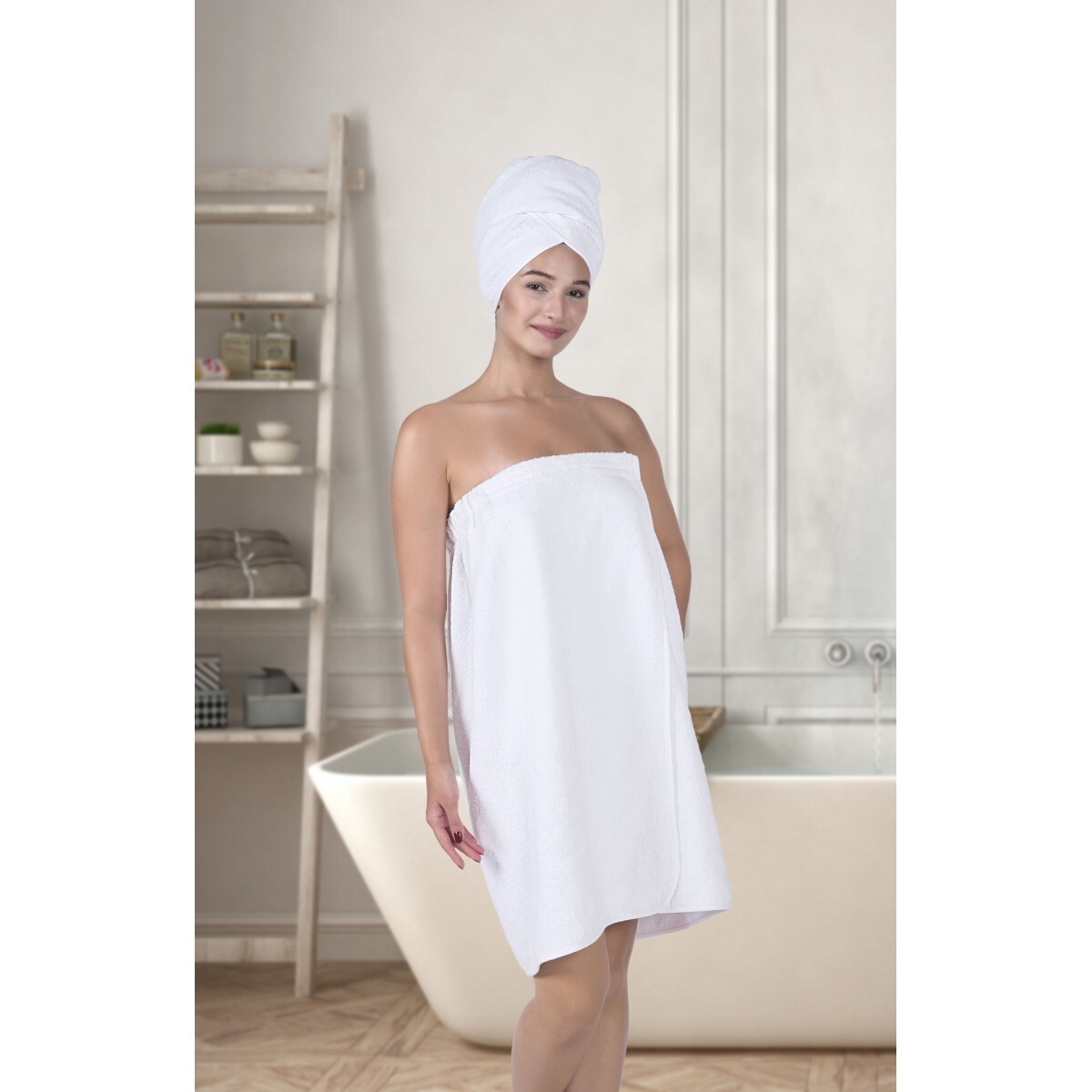 Set Paréo et serviette à cheveux