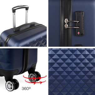 Juego Trolleys Itaca Diamond Azul