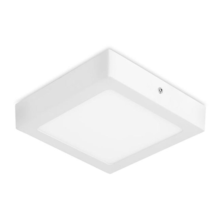 FORLIGHT Easy square surface downlight cuadrado con luz blanco neutro 4000K en color blanco