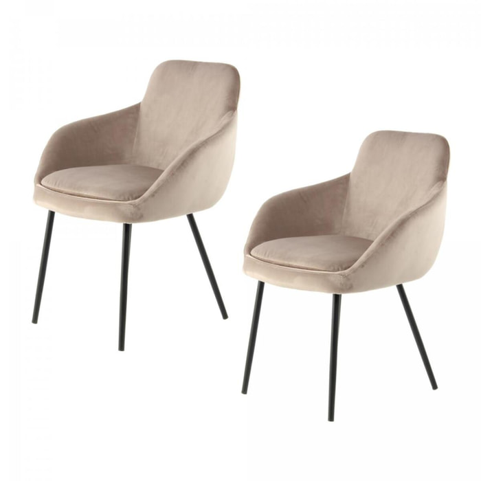 Fauteuil semi artisanal LOT DE 2 DOKI