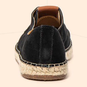 Zapatos N678 SILK SUEDE BLACK / CAMPOS color Black