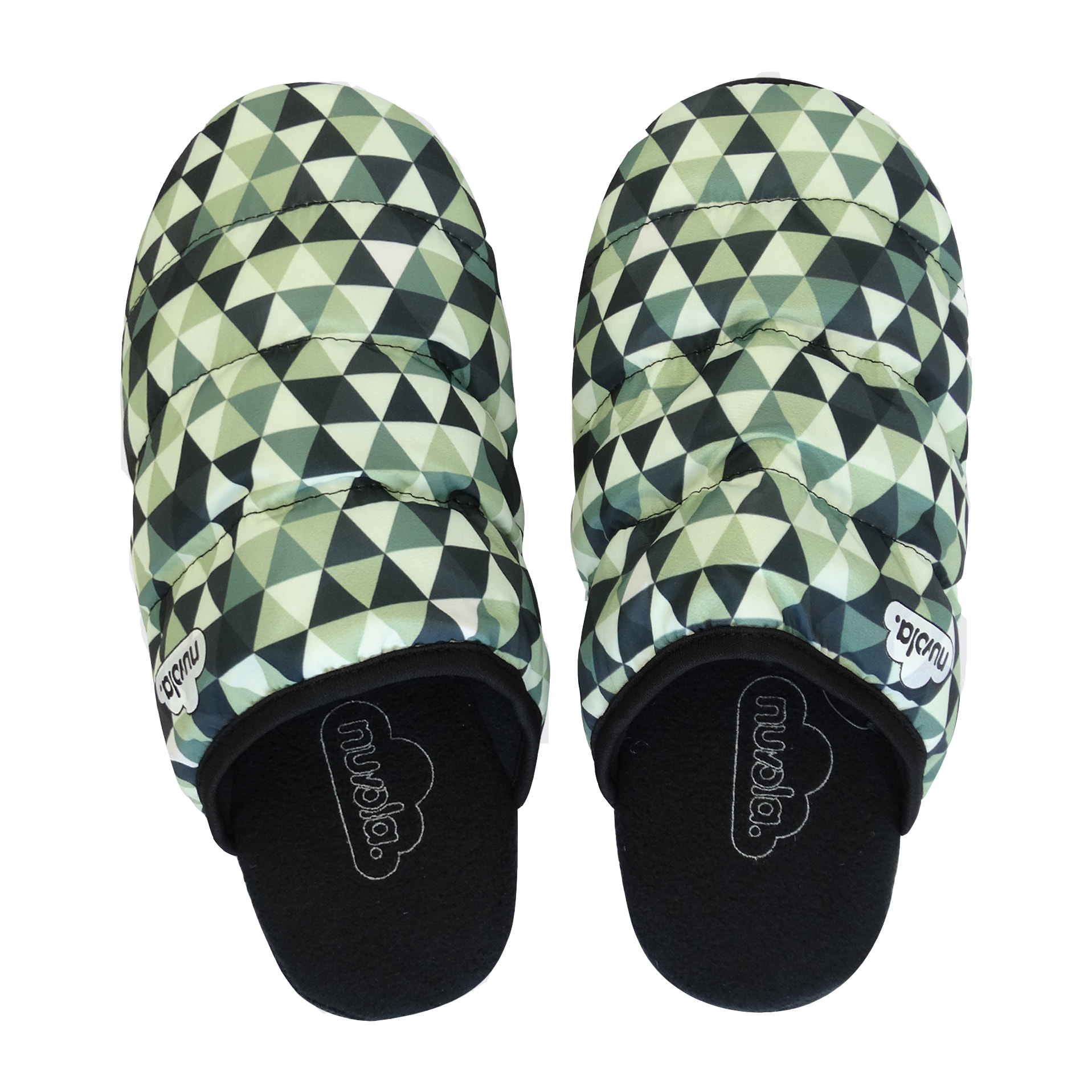 Zapatilla de estar por casa ,Zueco Geo Suela de Goma.