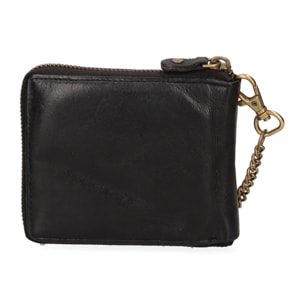 Portafoglio uomo in vera pelle - Modello False - Casual - 12.5 x 11.0 x 2.5 cm