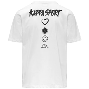 Kappa - T-Shirts & Top Uomo Bianco - Logo Ciao 140