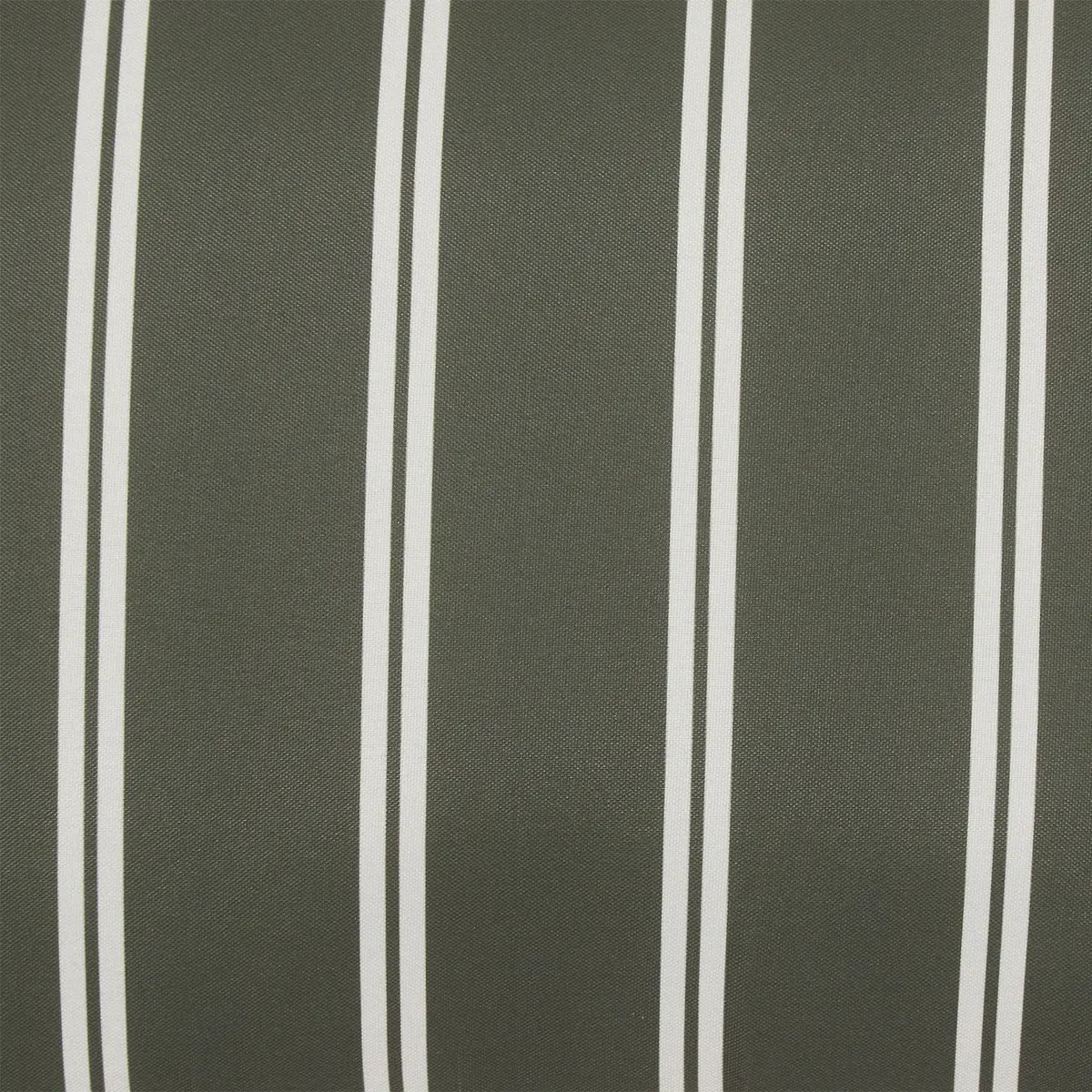 Housse de coussin d'extérieur Tileo 50x30cm rayée vert foncé