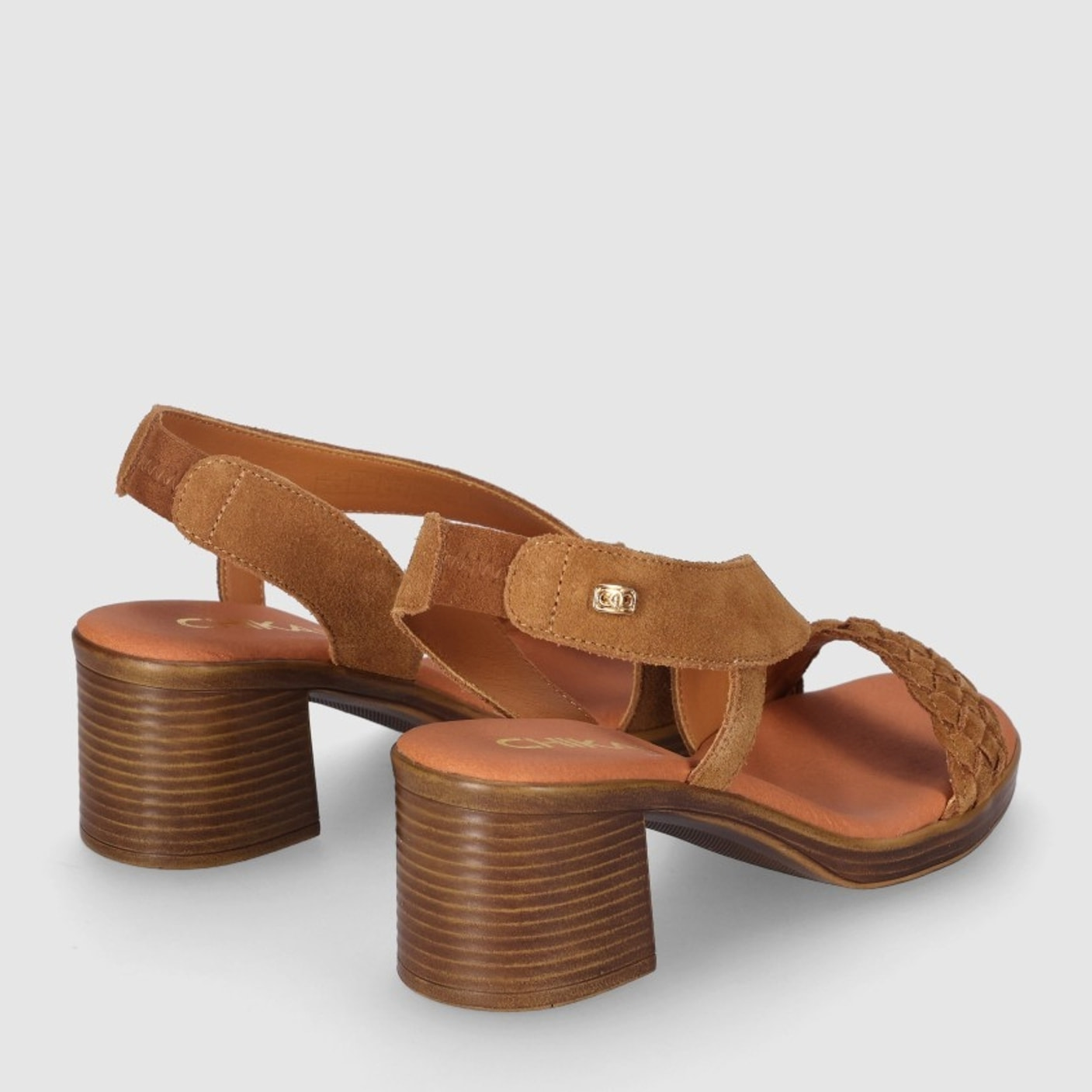 Sandalias de Serraje - Cuero - Tacón: 6 cm