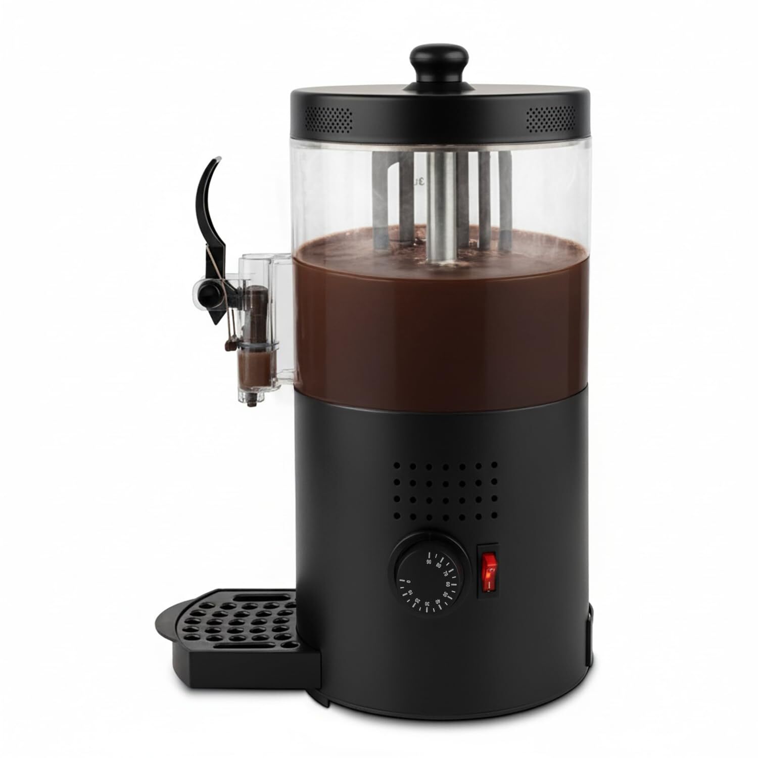 Dispensador de chocolate caliente, 3 L, 1200 W, negro