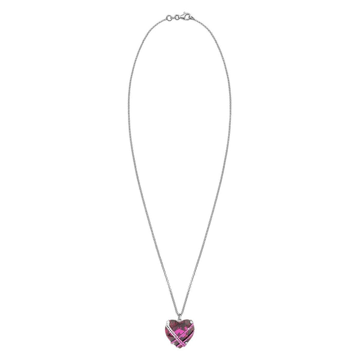 Collar Heart adornado con cristales de Swarovski