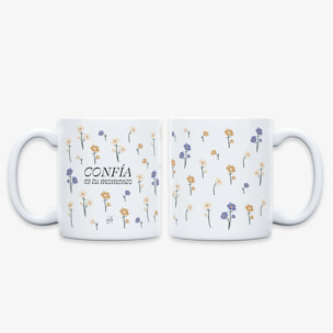 Taza "Confía es tu momento"