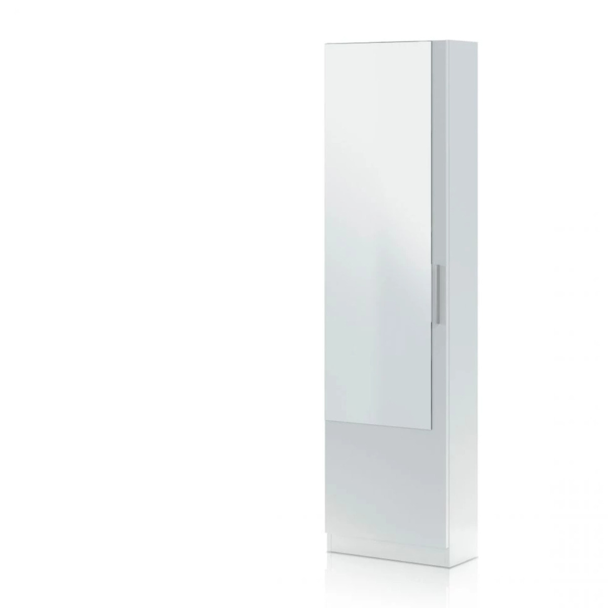 Zapatero con espejo Leo Blanco Artik (Blanco Mate)