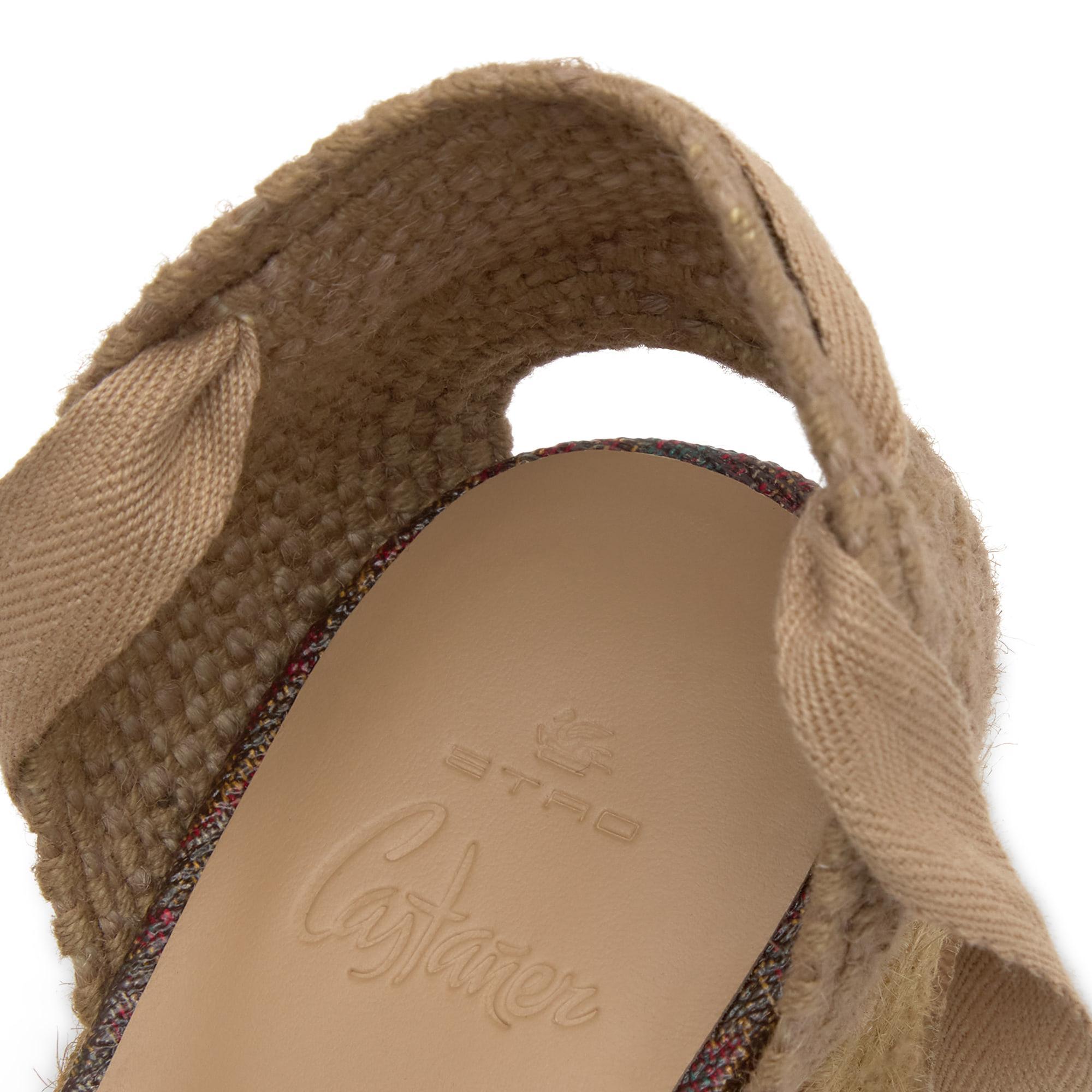 Sandalia de cuña Bilina en el icónico tejido jacquard by ETRO