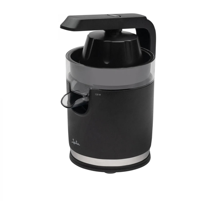 Exprimidor de naranjas eléctrico JATA JEEX1712 con brazo. Lleva 2 conos