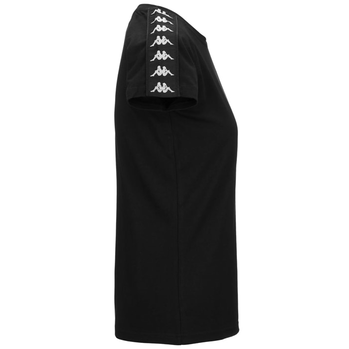 Kappa - T-Shirts & Top Donna Nero - 222 Banda Apan