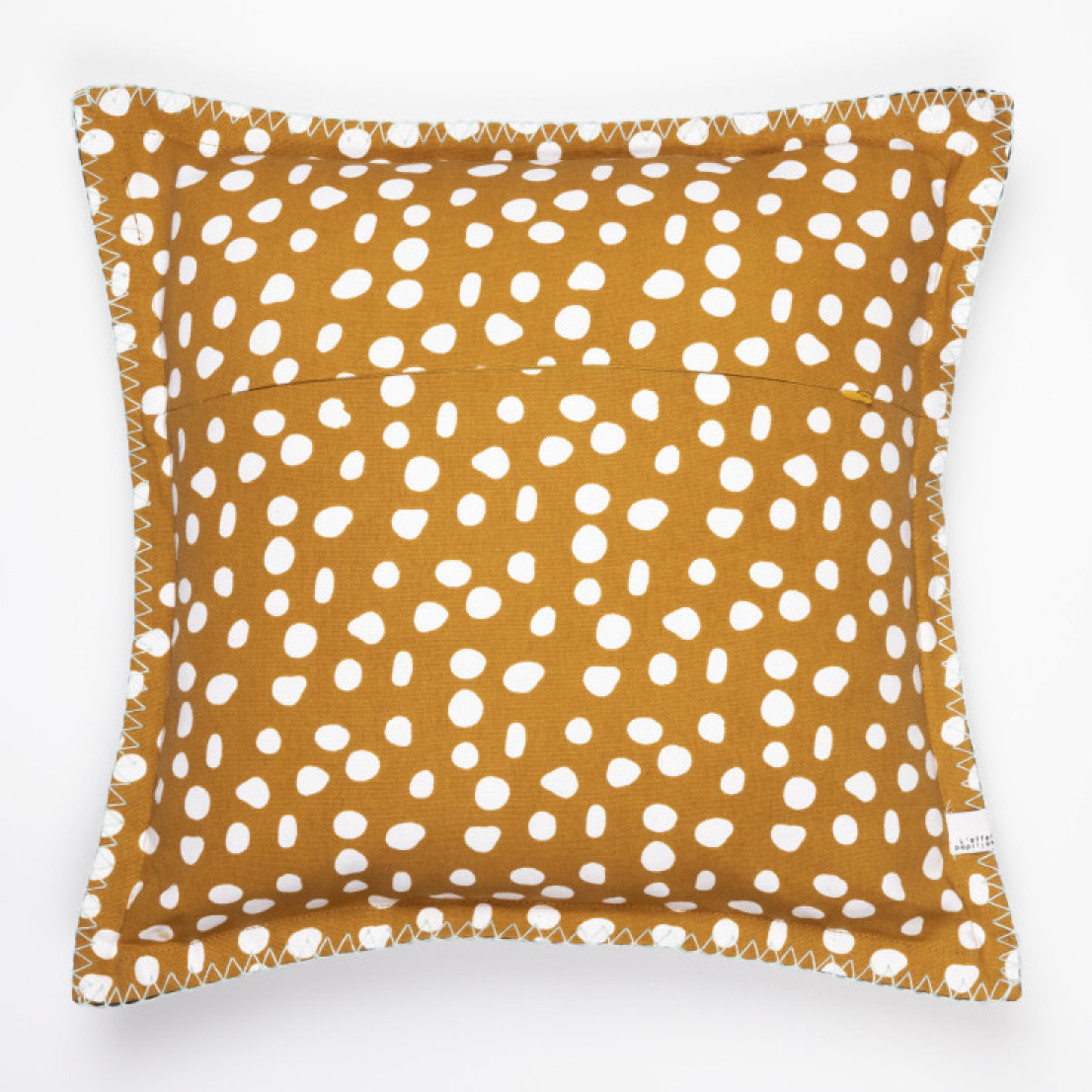 Coussin déco déhoussable réversible gamme "Minots" 100% Coton - Motif: Amanite