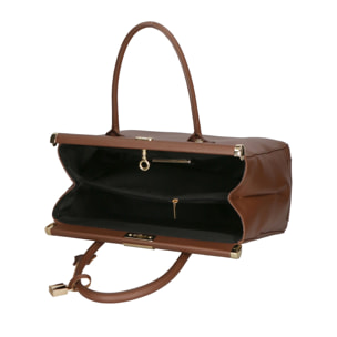 Borsa a mano da donna - Modello Aleria - Vera pelle - 35.0 x 26.0 x 16.0 cm