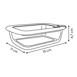 Boîte de conservation Sileat 0,37L
