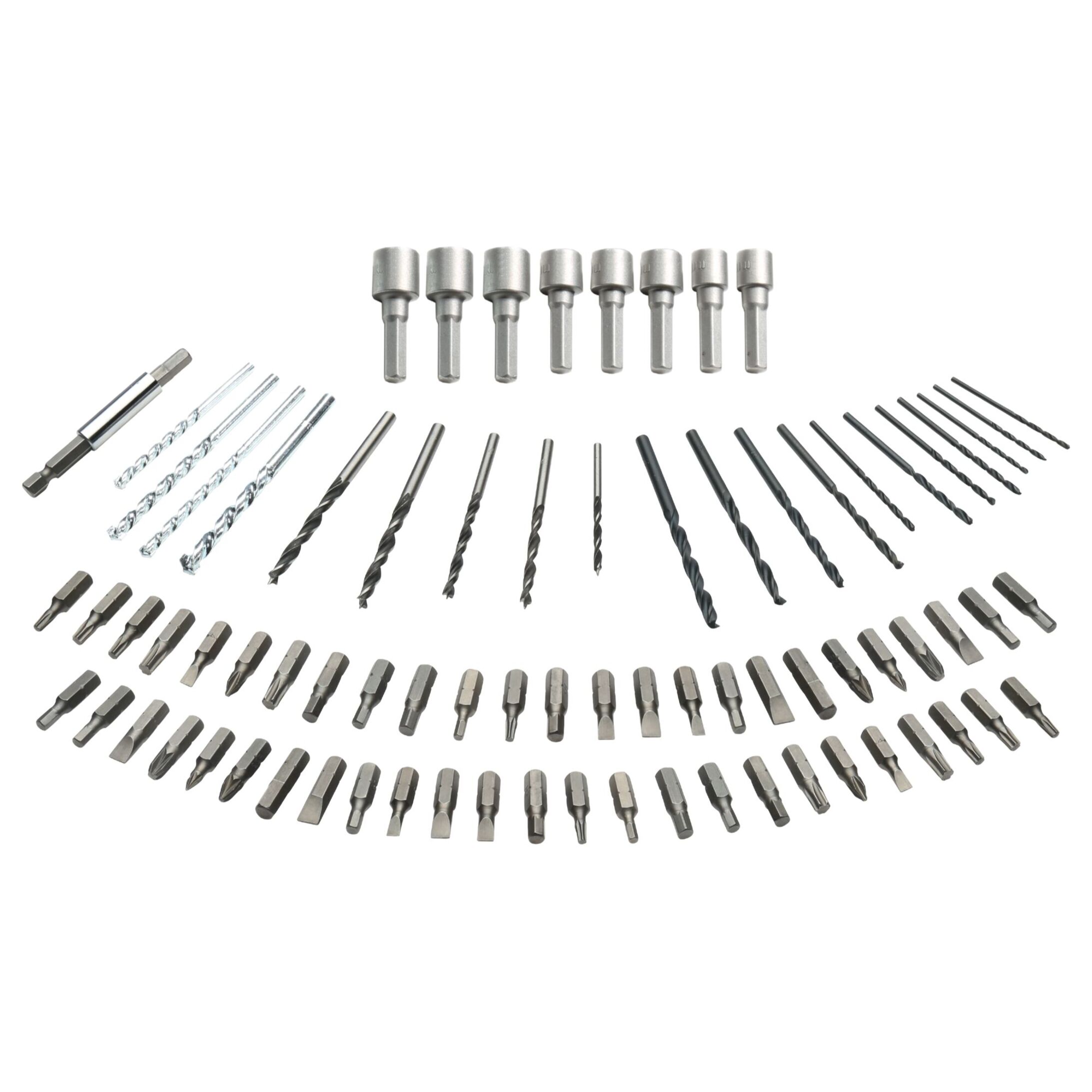 Perceuse visseuse percussion 18V 2Ah Lithium 45Nm - 80 Accessoires - Mallette de transport​