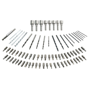 Perceuse visseuse percussion 18V 2Ah Lithium 45Nm - 80 Accessoires - Mallette de transport​