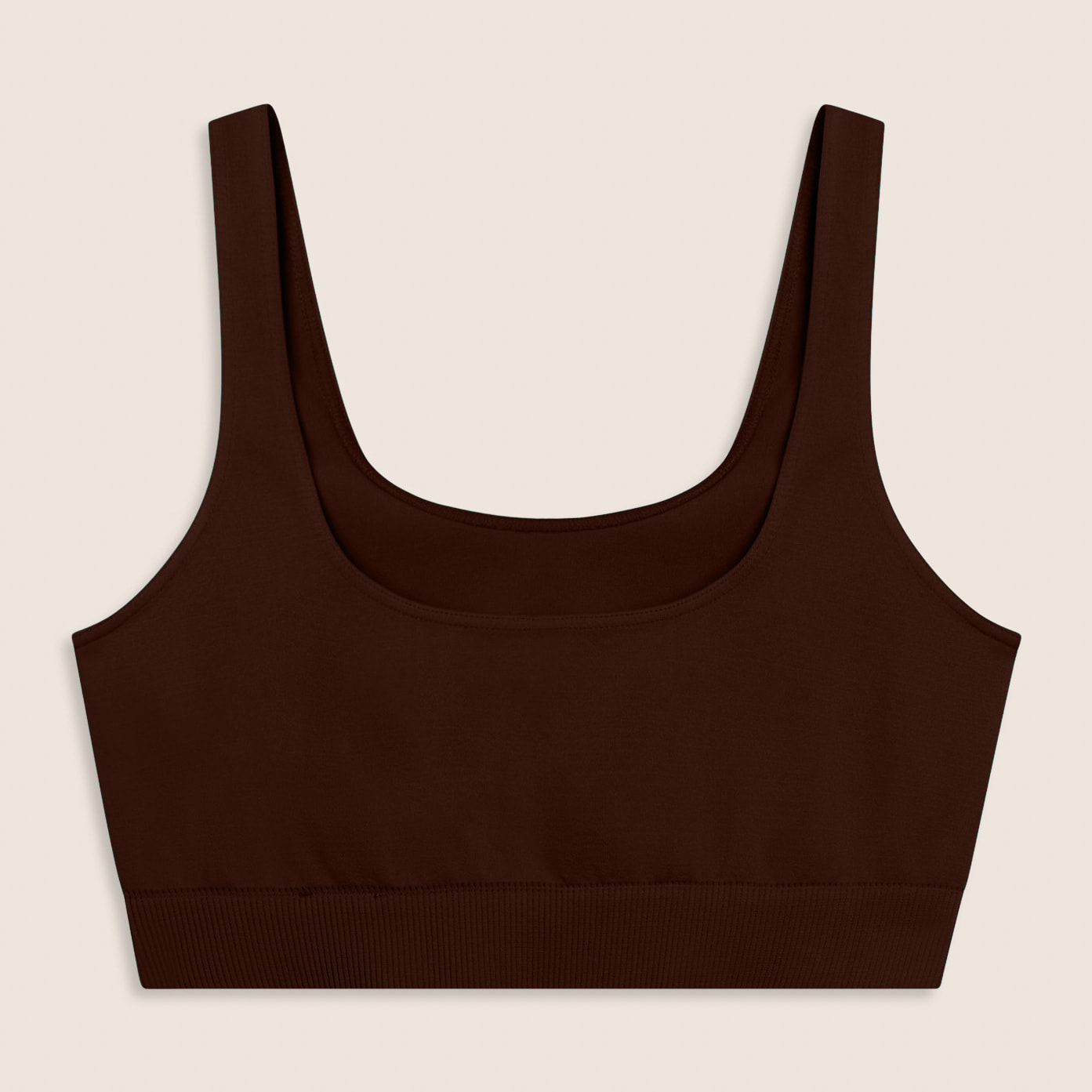 Top Sportivo Seamless con Fascia Sottoseno in costina