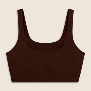 Top Sportivo Seamless con Fascia Sottoseno in costina