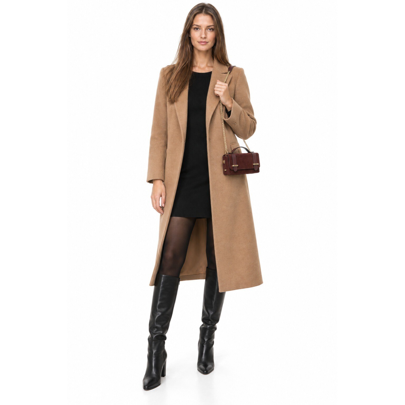Tote Anna Luchini Bordeaux