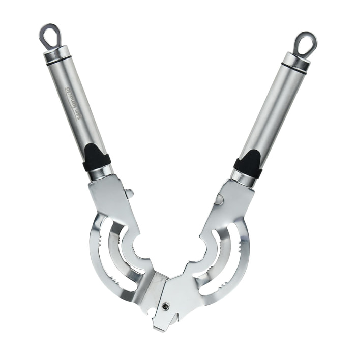 Abrebotes 25,2 x 8,5 cm acero inoxidable, abridor multiusos resistente expert san ignacio