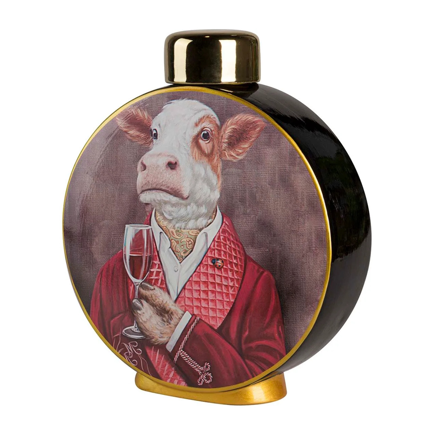 Tibor Cerámica Vaca 23x8x28 Cm