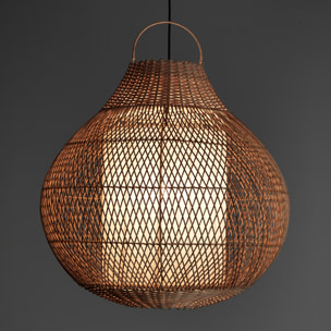 TOMASUCCI Lampadario ARITHA NATURAL Marrone