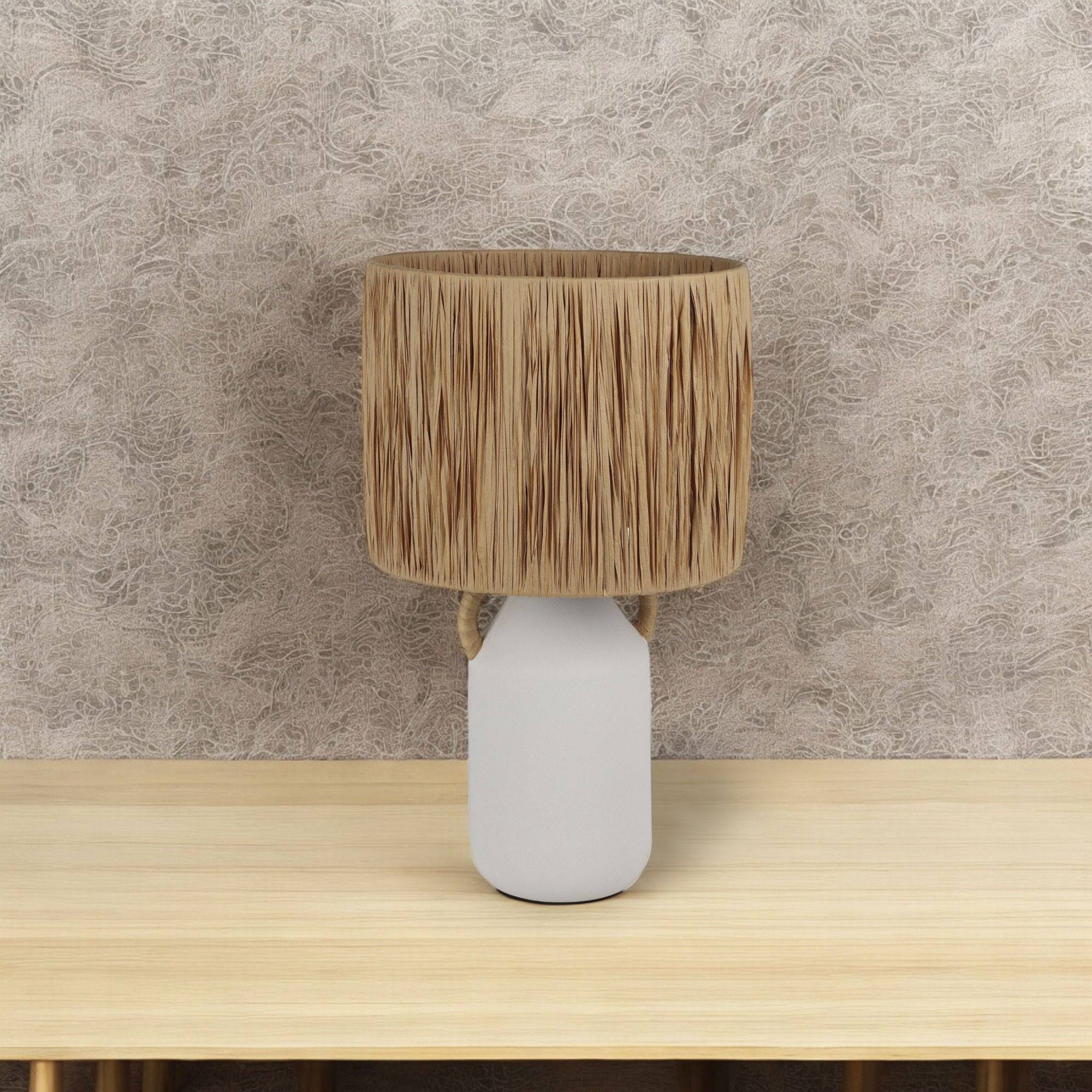 Well Home Lampara de mesa en ceramica 12x29cm