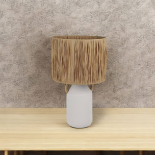 Well Home Lampara de mesa en ceramica 12x29cm