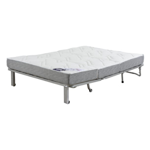 Banquette BZ WASHINGTON 140x190, matelas Simmons, coton noir