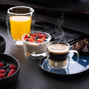 Bol mediano mixology de 400ml de doble pared en borosilicato masterpro